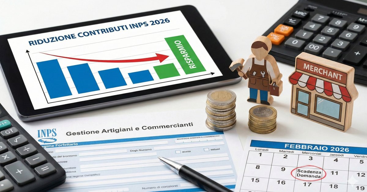 Riduzione Contributi INPS Artigiani e Commercianti 2026: La Guida Completa
